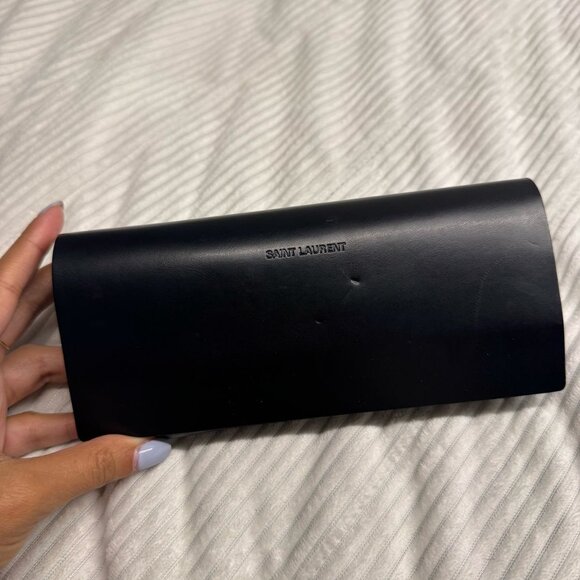 Saint Laurent Sunglasses Case — Black with Cleaning Cloth (Authentic) - Picture 2 of 2